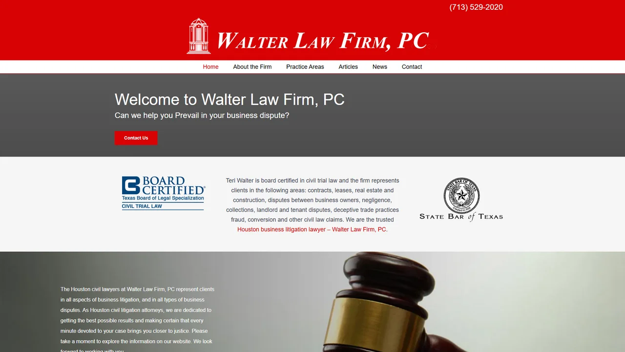 Walter Law Firm, PC - Houston, TX office in Houston, Texas