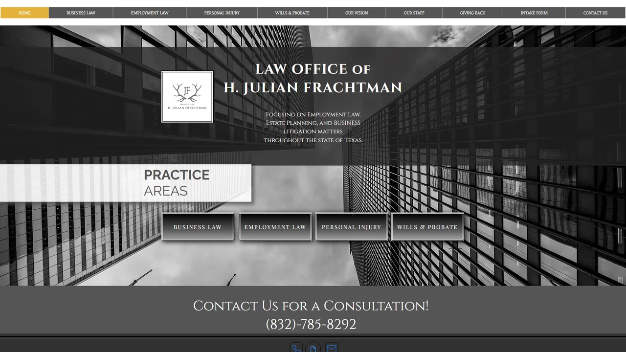 Law Office of H. Julian Frachtman - Houston, TX office in Houston, Texas