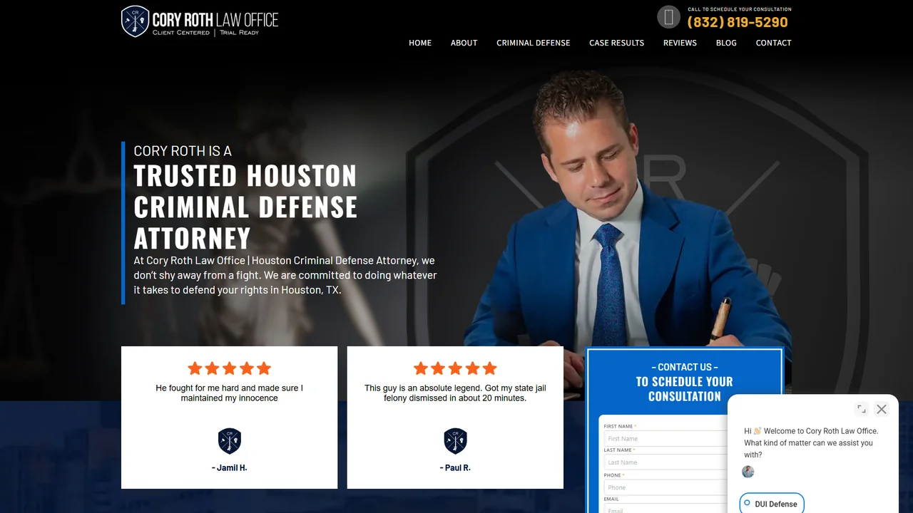 Cory Roth Law Office | Houston Criminal Defense Attorney - Houston, TX office in Houston, Texas