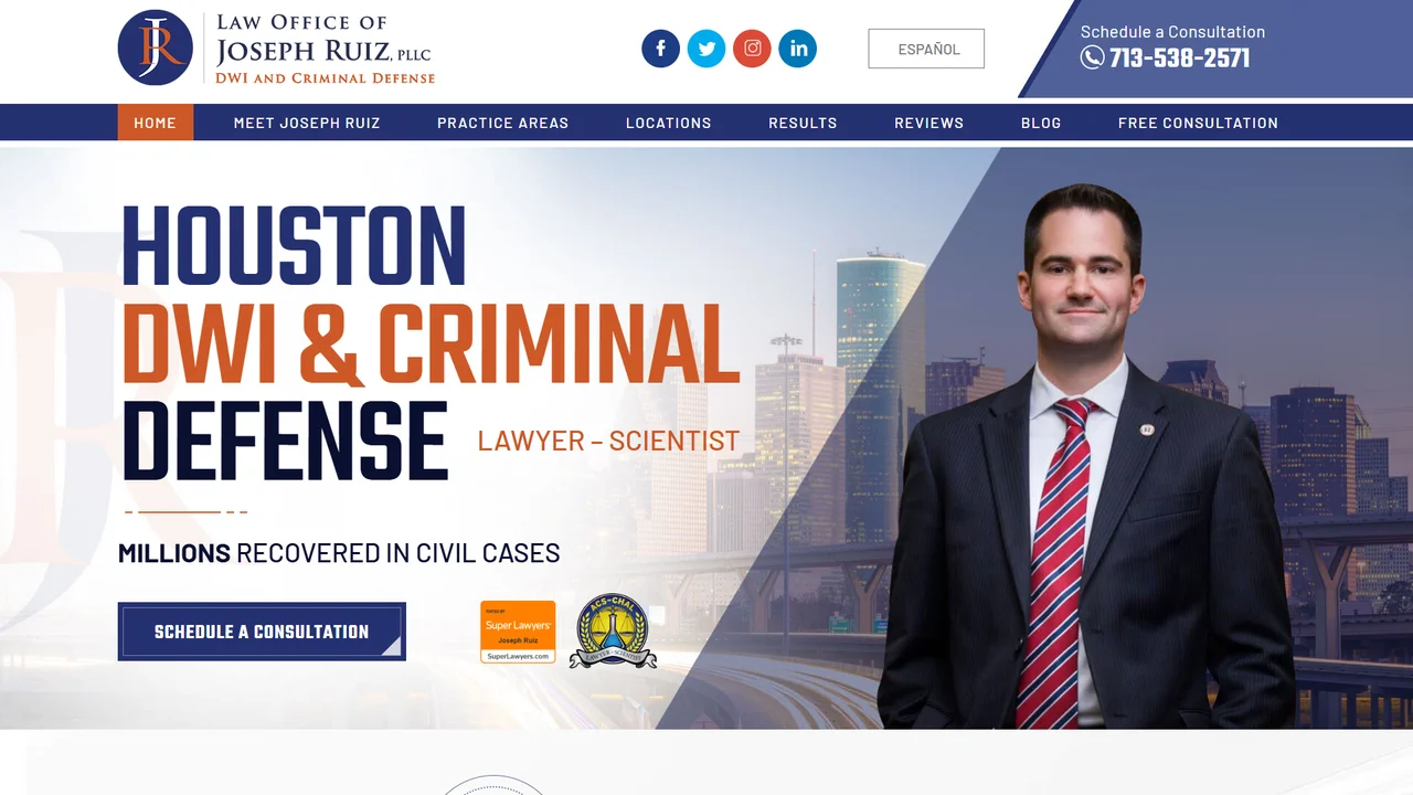 Law Office of Joseph Ruiz, PLLC - Houston, TX office in Houston, Texas