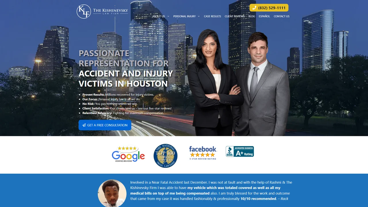 The Kishinevsky Law Firm - Houston, TX office in Houston, Texas