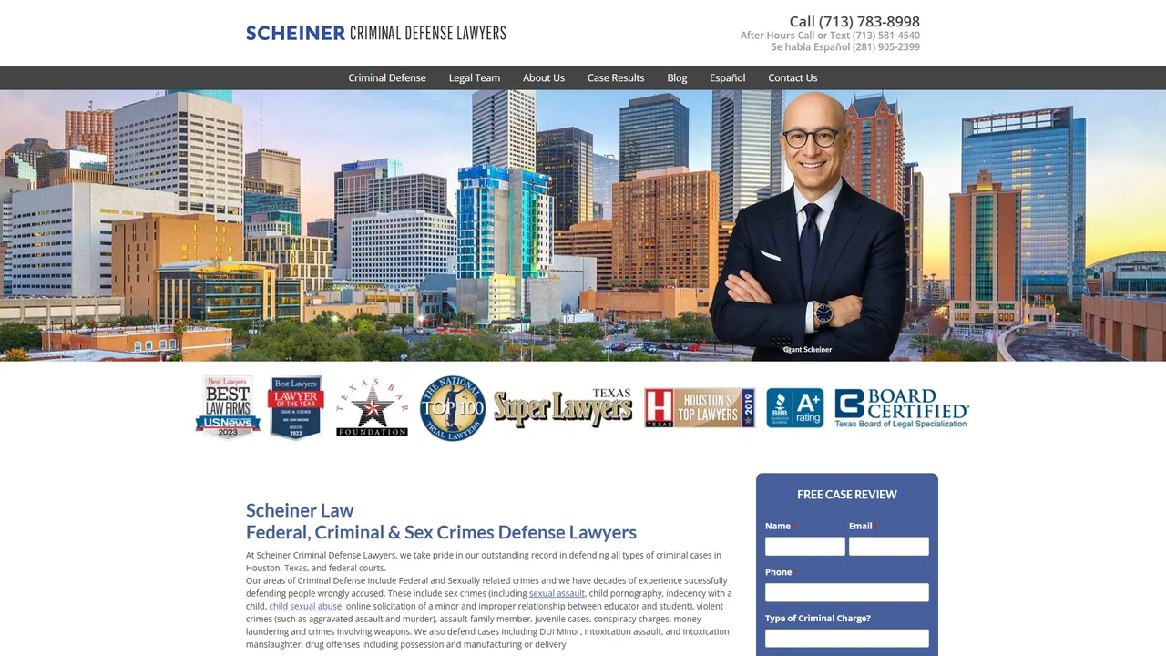 Scheiner DWI & Criminal Defense Lawyers - Houston, TX office in Houston, Texas
