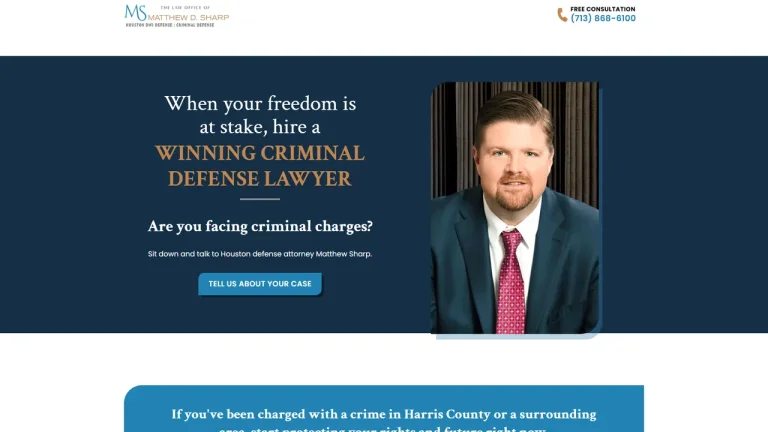 The Law Office of Matthew D. Sharp - Houston, TX - Attorney in Houston