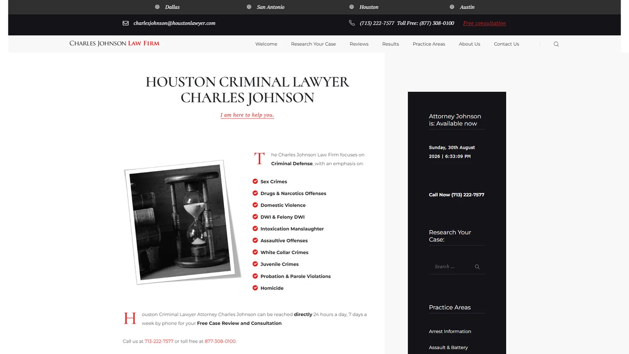 Charles Johnson Law Firm - Houston, TX office in Houston, Texas