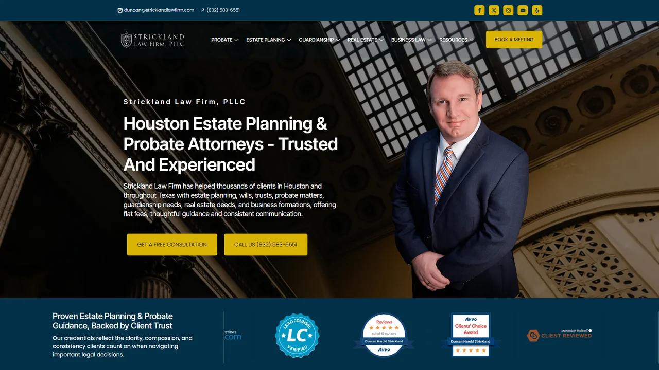 Strickland Law Firm, PLLC - Houston, TX office in Houston, Texas