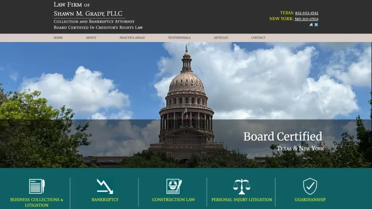Houston Collection and Bankruptcy Attorney - Law Firm of Shawn M. Grady - Houston, TX - Attorney in Houston