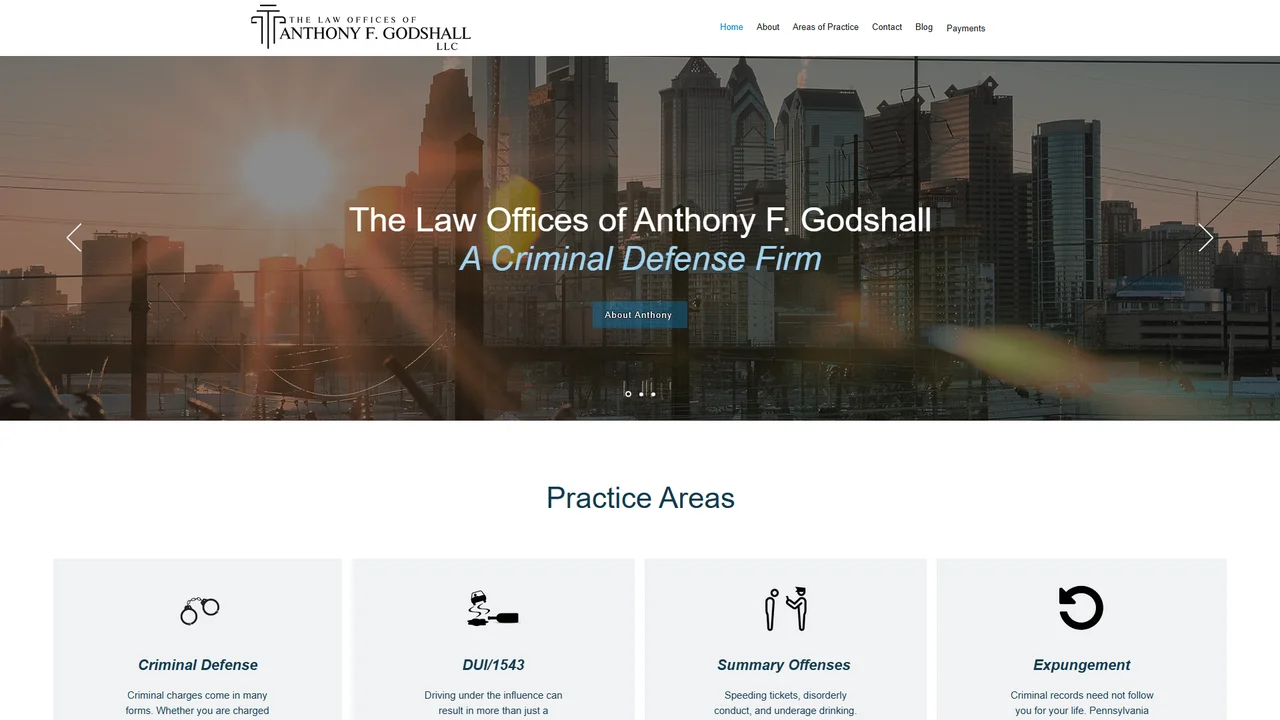 The Law Offices of Anthony F. Godshall - Philadelphia, PA office in Philadelphia, Pennsylvania