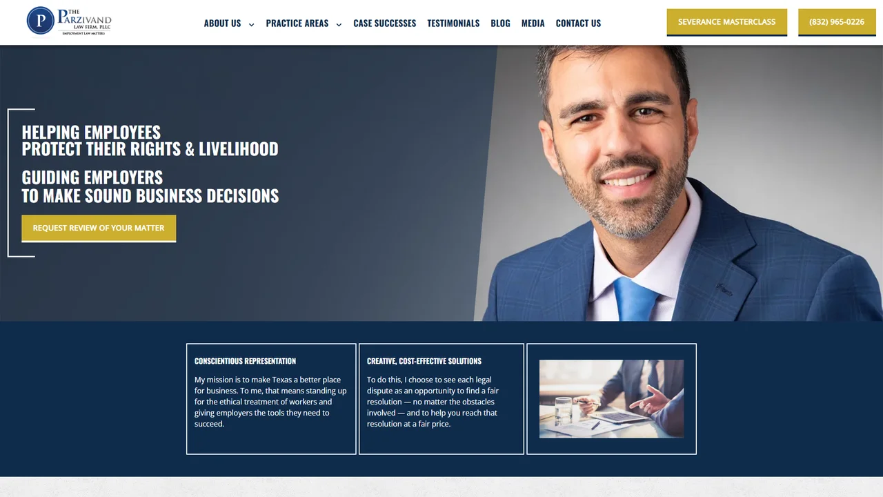 The Parzivand Law Firm, PLLC - Houston, TX office in Houston, Texas