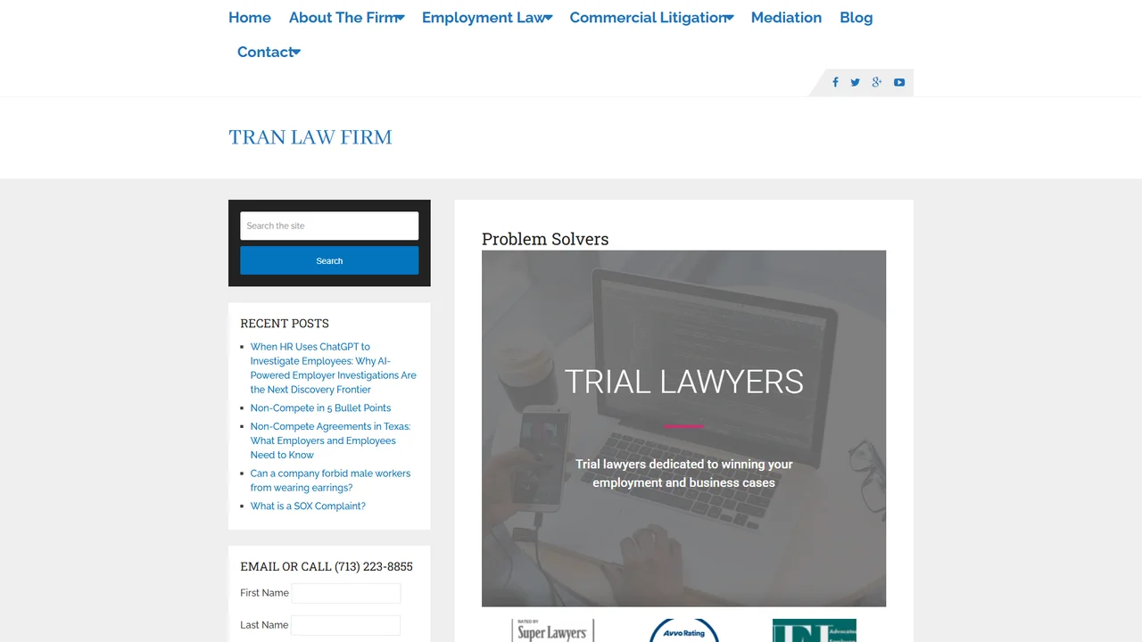 Tran Law Firm - Houston, TX office in Houston, Texas