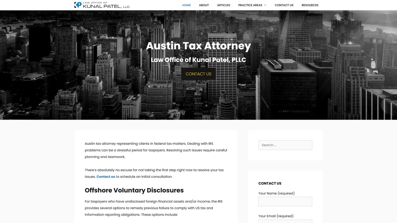 Law Office of Kunal Patel, PLLC - Houston, TX office in Houston, Texas