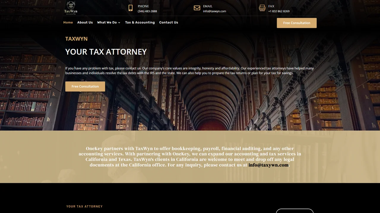 TaxWyn | Wyn K Law - Houston, TX office in Houston, Texas