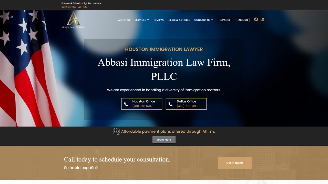 Abbasi Immigration Law Firm - Houston, TX office in Houston, Texas