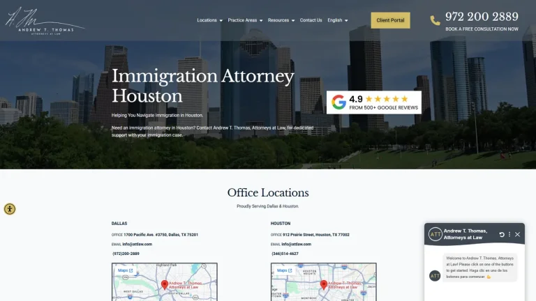 Andrew T. Thomas, Attorneys at Law - Houston, TX - Attorney in Houston