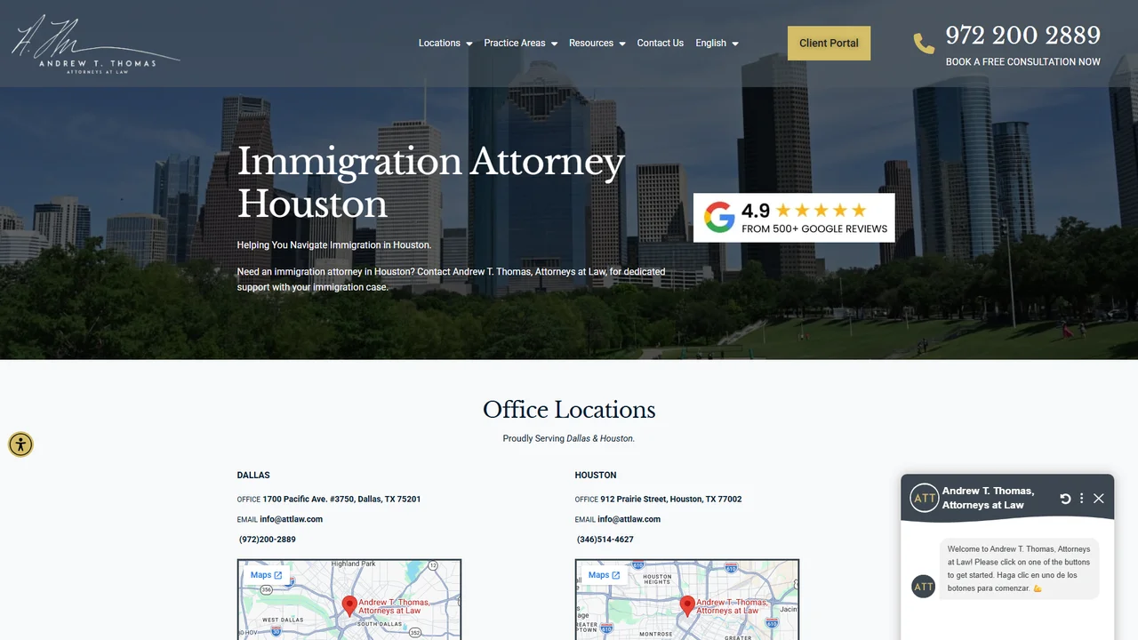 Andrew T. Thomas, Attorneys at Law - Houston, TX office in Houston, Texas