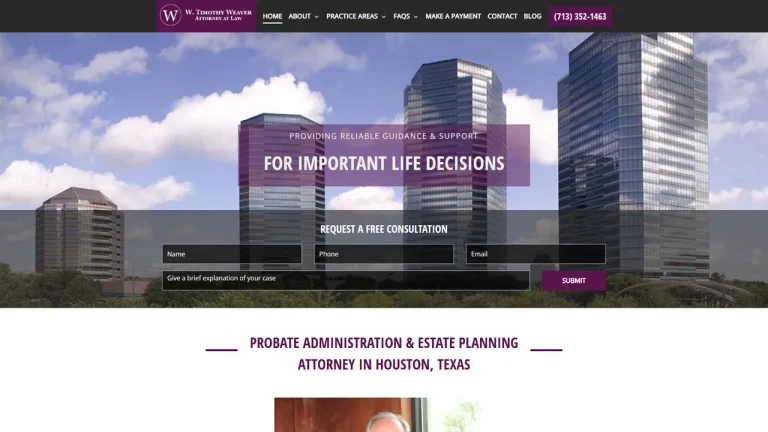 W. Timothy Weaver, Attorney at Law - Houston, TX - Attorney in Houston