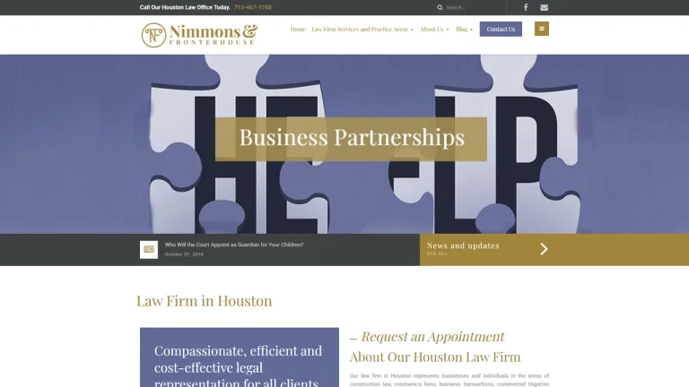 Nimmons & Fronterhouse - Houston, TX - Attorney in Houston