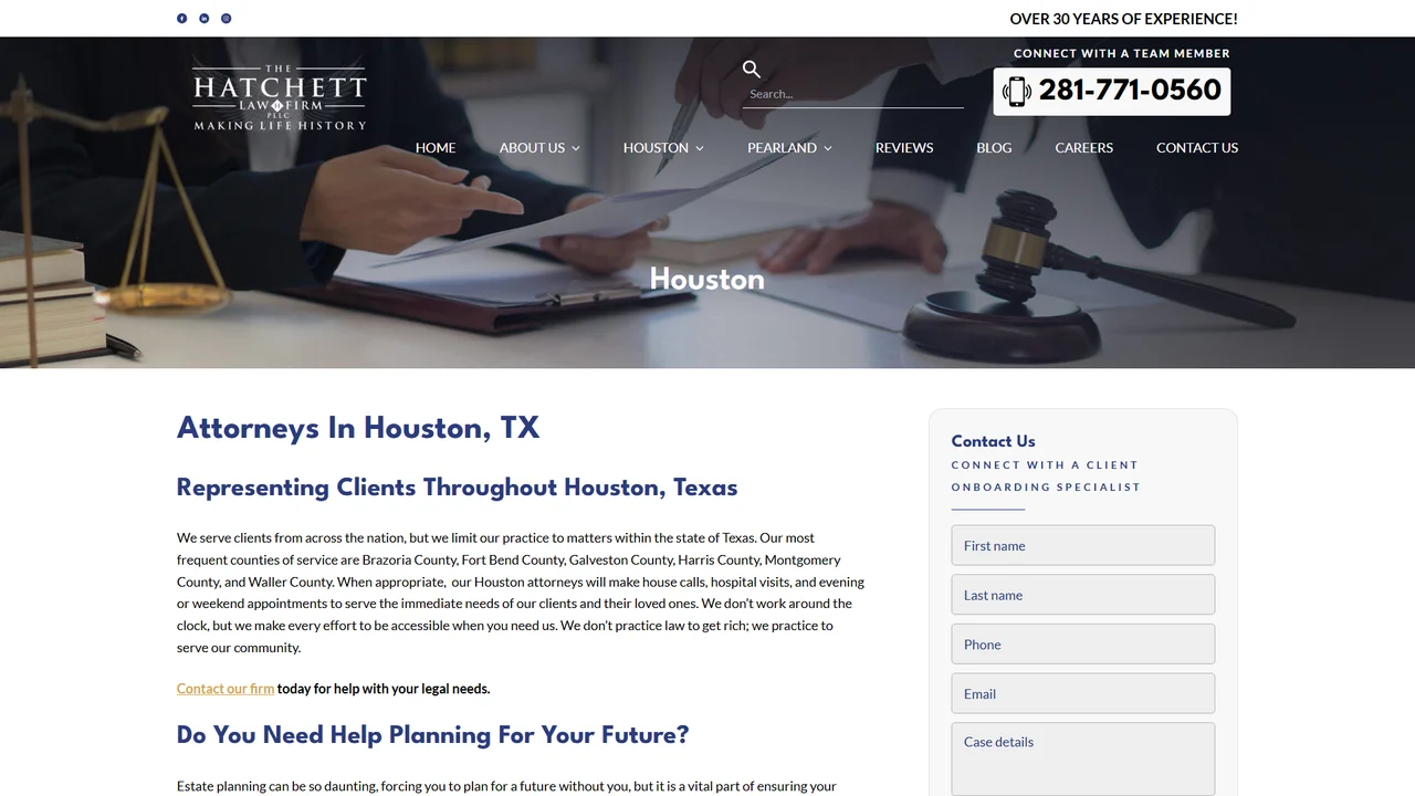 The Hatchett Law Firm - Houston, TX office in Houston, Texas