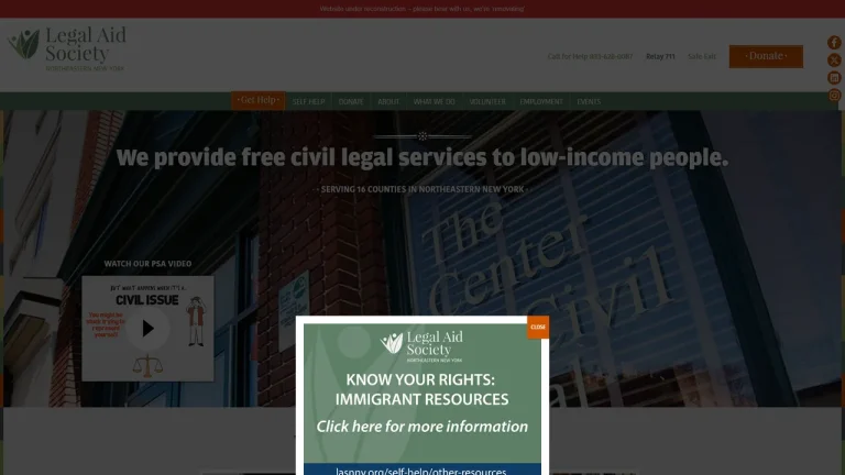 Legal Aid Society of Northeastern New York - Albany, NY - Attorney in Albany