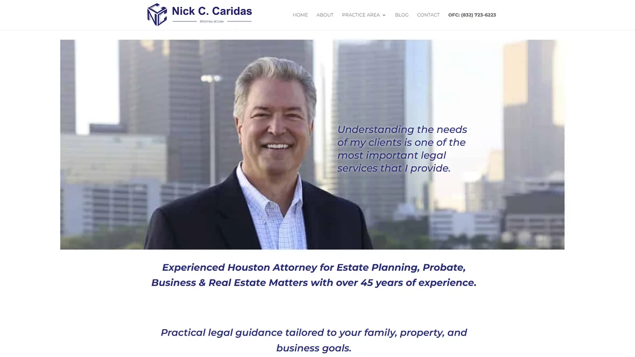 Nick C. Caridas, Attorney - Houston, TX office in Houston, Texas