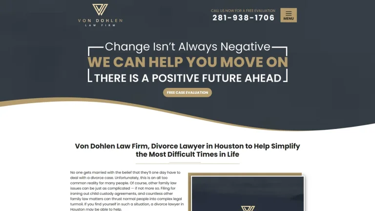 Von Dohlen Law Firm - Houston, TX - Attorney in Houston