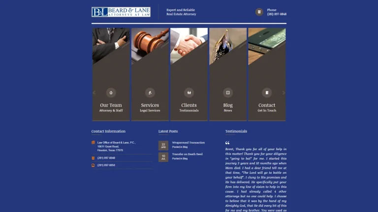 Law Office of Beard & Lane, P.C. - Houston, TX - Attorney in Houston