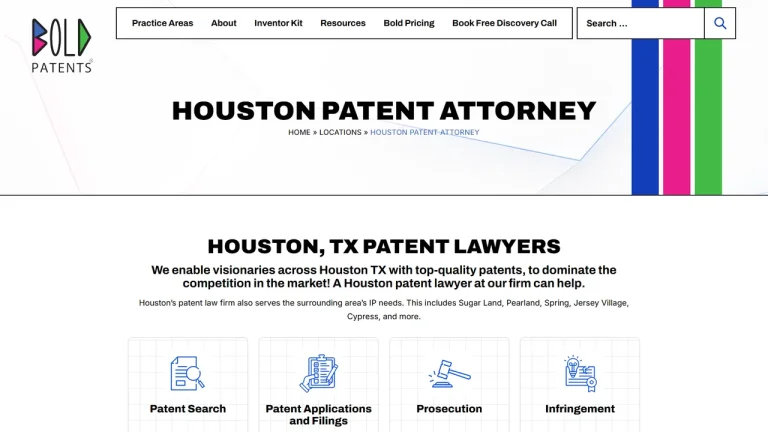 Bold Patents Law Firm - Houston, TX - Attorney in Houston