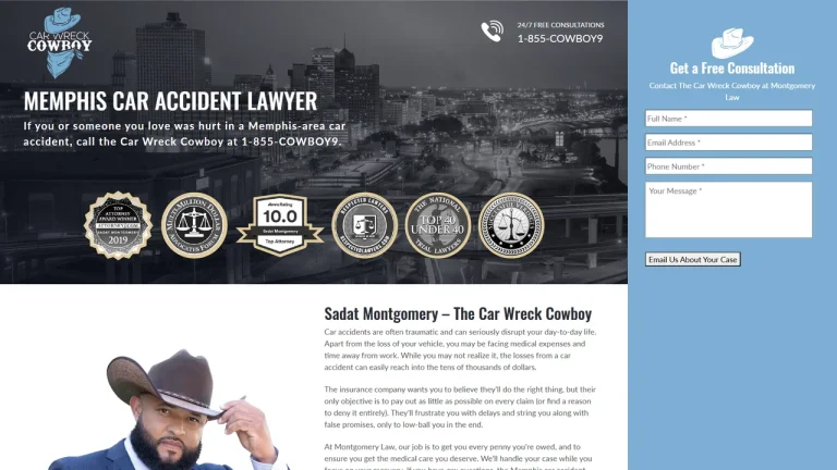 Montgomery Law / Car Wreck Cowboy - Memphis, TN - Attorney in Memphis