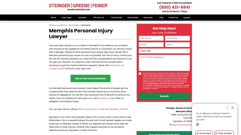 Steinger, Greene & Feiner - Memphis, TN - Attorney in Memphis