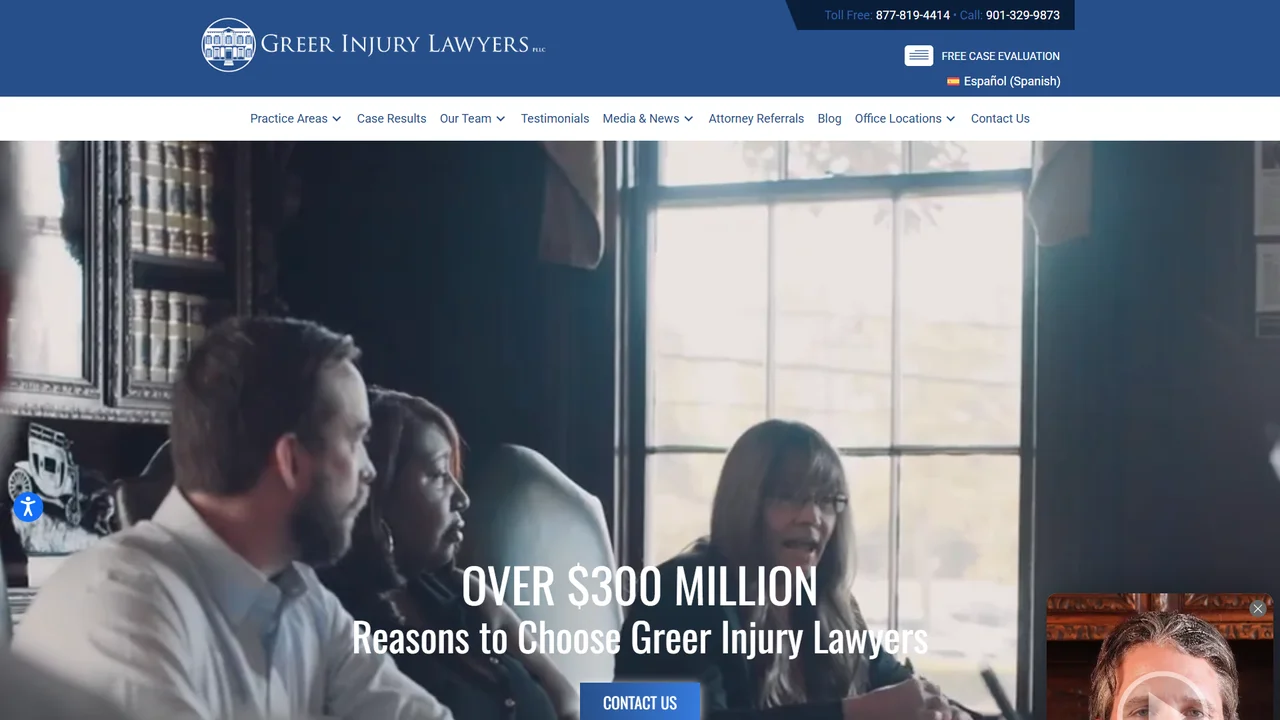 Greer Injury Lawyers - Memphis, TN office in Memphis, Tennessee