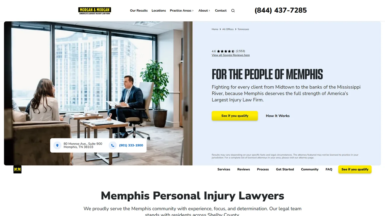Morgan & Morgan - Memphis, TN office in Memphis, Tennessee
