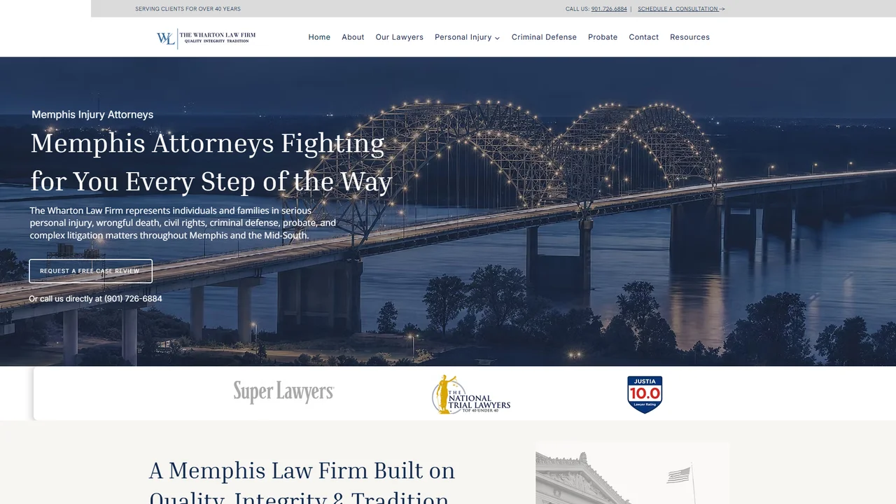 The Wharton Law Firm - Memphis, TN office in Memphis, Tennessee
