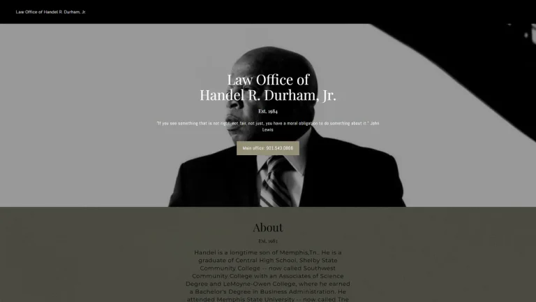 Law Office of Handel R. Durham, Jr. - Memphis, TN - Attorney in Memphis