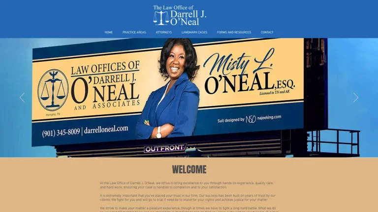 Darrell J O'Neal Law Offices - Memphis, TN - Attorney in Memphis