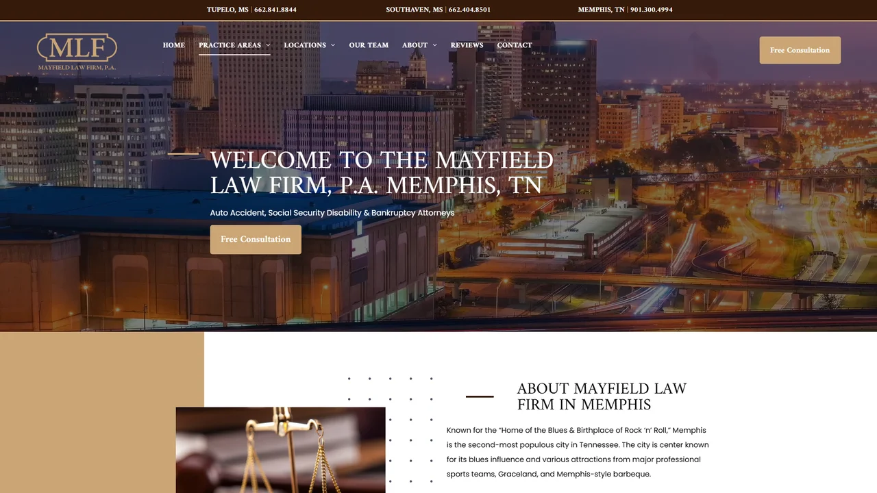 Mayfield Law Firm, P.A. - Memphis, TN office in Memphis, Tennessee