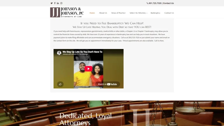 Johnson and Johnson, PC - Memphis, TN - Attorney in Memphis