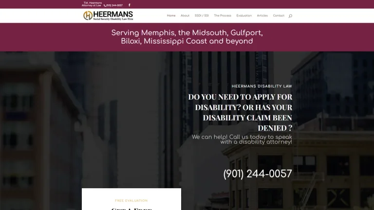 Heermans Social Security Disability Law Firm - Memphis, TN - Attorney in Memphis