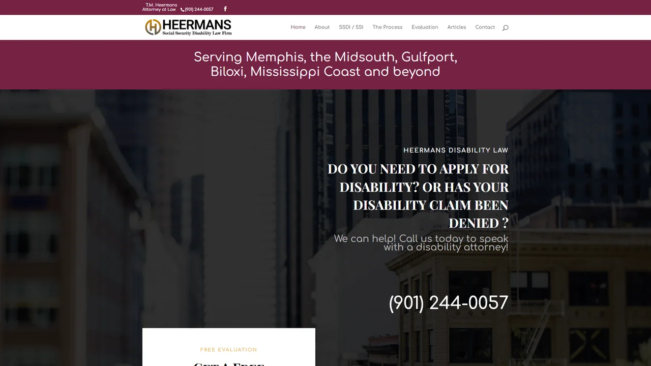 Heermans Social Security Disability Law Firm - Memphis, TN office in Memphis, Tennessee