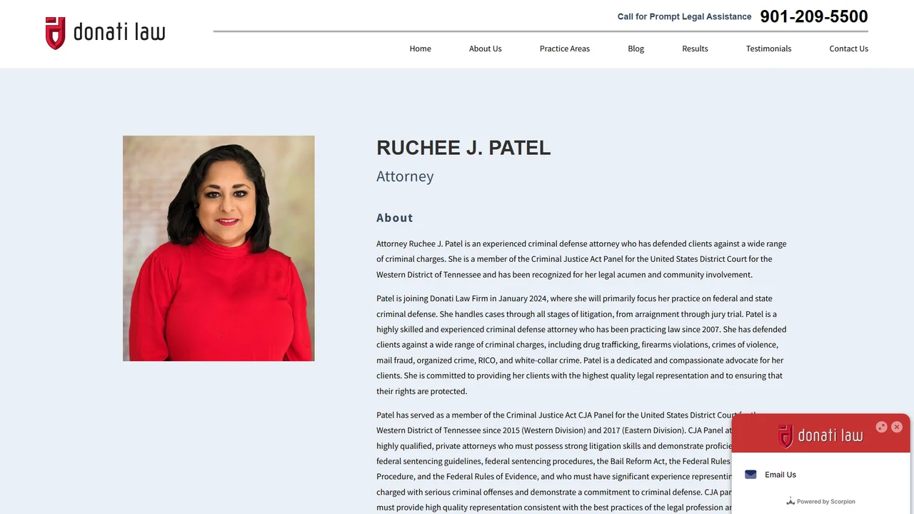 Ruchee J Patel - Attorney at Law - Memphis, TN office in Memphis, Tennessee