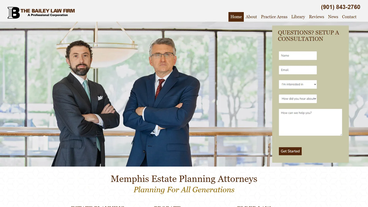 Bailey Law Firm - Memphis, TN office in Memphis, Tennessee