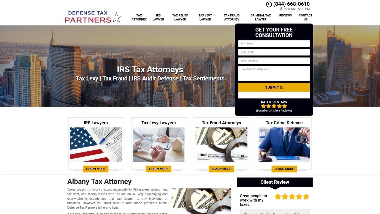 Defense Tax Partners - Albany, NY office in Albany, New York