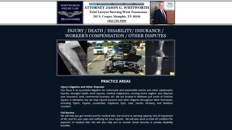 Jason G Whitworth Law Office - Memphis, TN - Attorney in Memphis