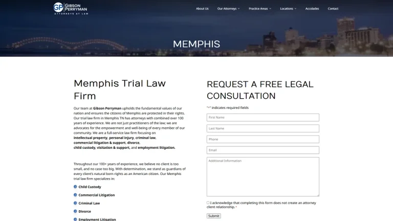 Gibson Perryman Attorneys at Law - Memphis, TN - Attorney in Memphis