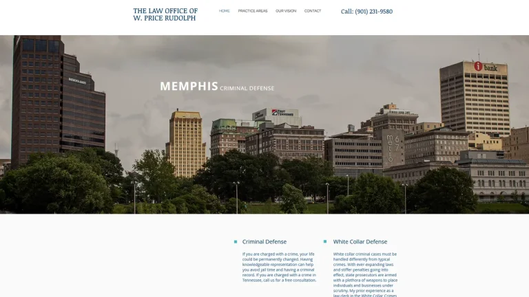 Law Office of W. Price Rudolph - Memphis, TN - Attorney in Memphis
