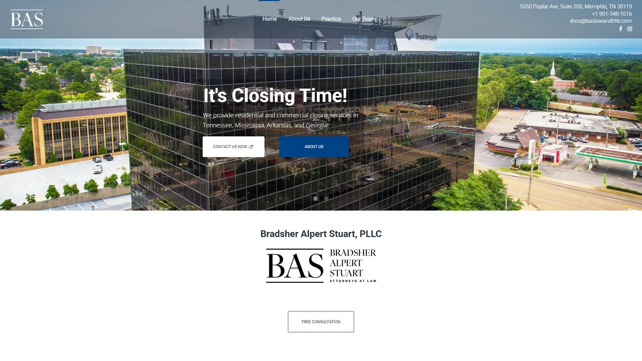 Bradsher Alpert Stuart, PLLC - Memphis, TN office in Memphis, Tennessee