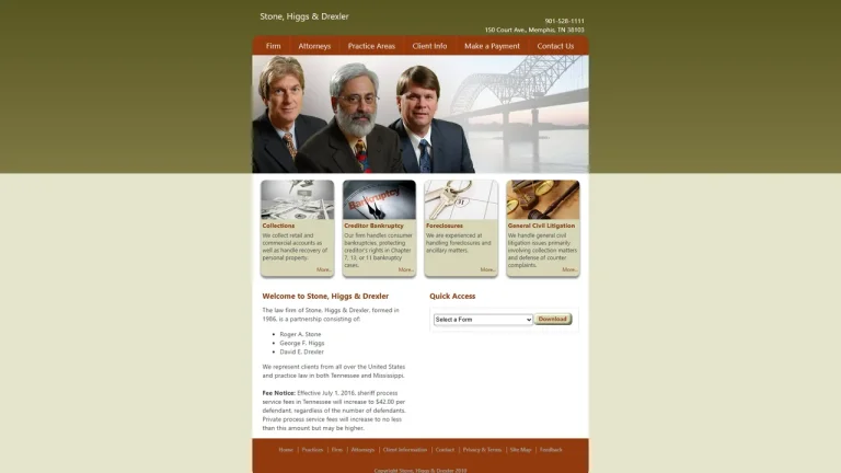 Stone, Higgs & Drexler - Memphis, TN - Attorney in Memphis