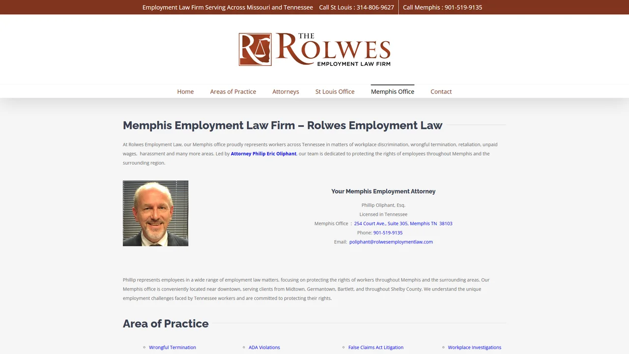 Philip Oliphant, Esq. - Memphis, TN office in Memphis, Tennessee