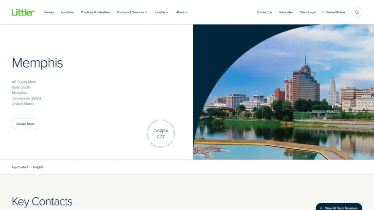 Littler Mendelson P.C. - Memphis, TN - Attorney in Memphis