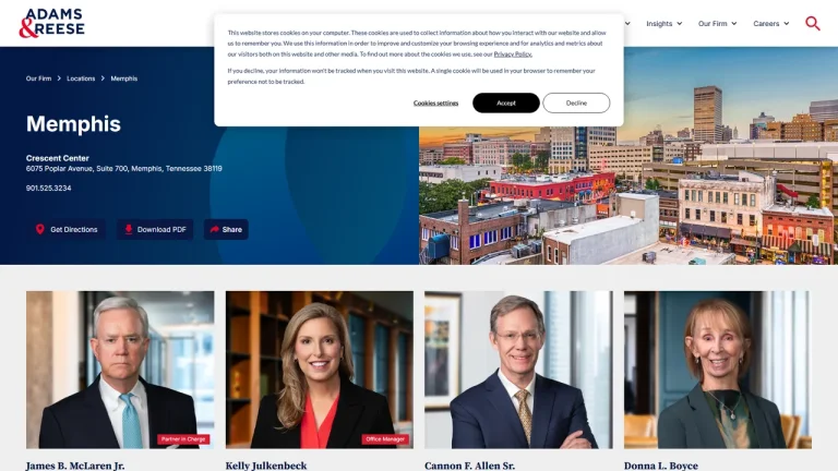 Adams and Reese - Memphis, TN - Attorney in Memphis