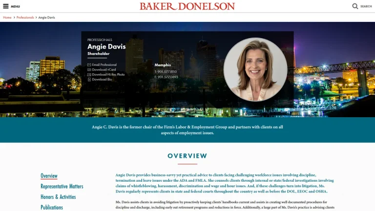 Angie C. Davis - Attorney at Law - Memphis, TN - Attorney in Memphis