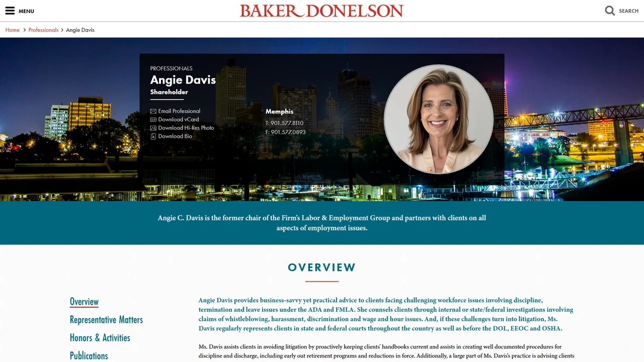 Angie C. Davis - Attorney at Law - Memphis, TN office in Memphis, Tennessee